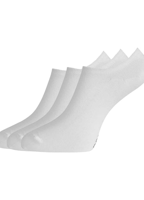 Bamboo Basics kousenvoetjes 3 paar knitted footies white unisex JAMIE-002 Bamboo Basics soquettes invisibles 3 paires knitted footies white unisex