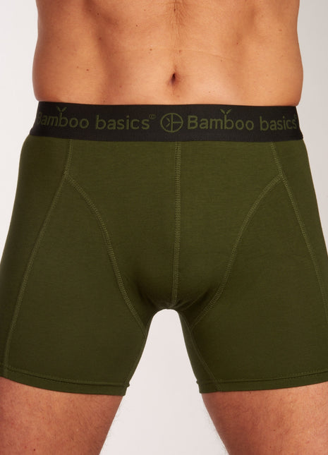 Bamboo Basics short 3 pack knitted boxershorts black army navy heren RICO-017 Bamboo Basics boxer lot de 3 knitted boxershorts black army navy hommes