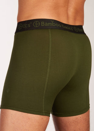 Bamboo Basics short 3 pack knitted boxershorts black army navy heren RICO-017 Bamboo Basics boxer lot de 3 knitted boxershorts black army navy hommes