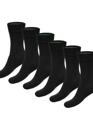 Bamboo Basics sokken 6 paar knitted anklet socks black unisex BEAU-6P-001 Bamboo Basics chaussettes 6 paires knitted anklet socks black unisex