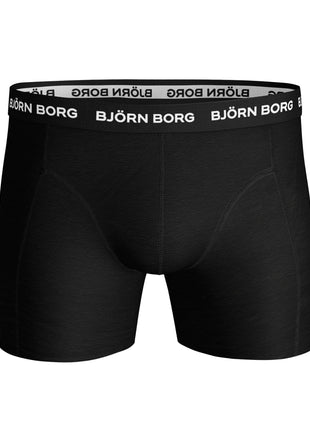 Björn Borg short 3 pack cotton stretch boxer black heren 10004232-MP001 Björn Borg boxer lot de 3 cotton stretch boxer black hommes