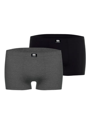 Ceceba short 2 pack konvex grey / black heren 10171-6061-861 Ceceba boxer lot de 2 konvex grey / black hommes