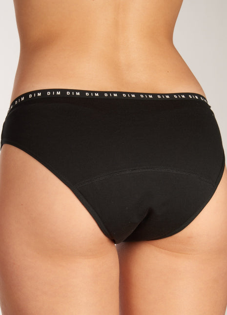 Dim menstruatie slip period panty protect medium flow black dames D0AY7-0HZ Dim slip menstruel period panty protect medium flow black femmes