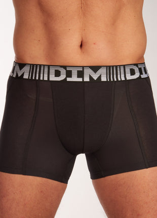 Dim short 2 pack 3d flex air boxers black / grey heren  D01N1-9LU Dim boxer lot de 2 3d flex air boxers black / grey hommes