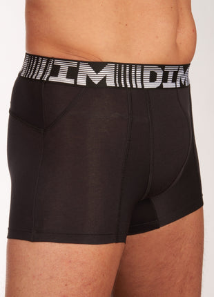 Dim short 2 pack 3d flex air boxers black / grey heren  D01N1-9LU Dim boxer lot de 2 3d flex air boxers black / grey hommes