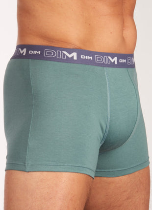 Dim short 3 pack cotton stretch boxer dark navy / blue / green heren D6596-95V Dim boxer 3 pack cotton stretch boxer dark navy / blue / green hommes