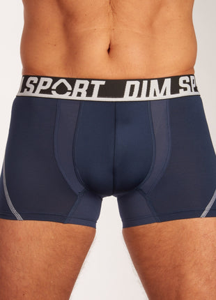 Dim short 3 pack microfibre boxer sport dark navy / blue / black heren D08EW-A9N Dim boxer lot de 3 microfibre boxer sport dark navy / blue / black hommes