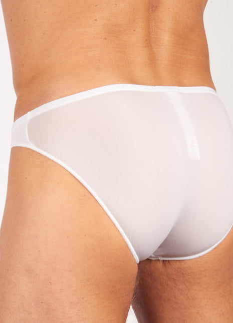 Hom slip plumes micro briefs white heren 404756-0003 Hom slip plumes micro briefs white hommes