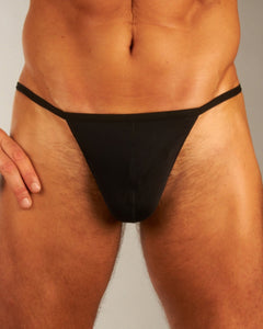Hom string plumes g-string black heren 359931-0004 Hom string plumes g-string black hommes