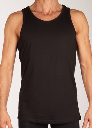 Jack & Jones singlet 2 pack jacbasic tanktop black heren 12133910-2715985 Jack & Jones débardeur lot de 2 jacbasic tanktop black hommes