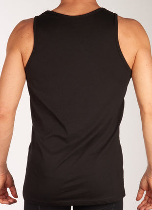 Jack & Jones singlet 2 pack jacbasic tanktop black heren 12133910-2715985 Jack & Jones débardeur lot de 2 jacbasic tanktop black hommes
