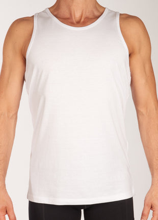 Jack & Jones singlet 2 pack jacbasic tanktop white heren 12133910-2715986 Jack & Jones débardeur lot de 2 jacbasic tanktop white hommes