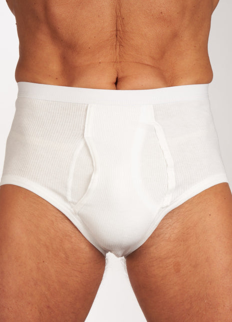 Mango slip 2 pack 2-2 rib white heren 597-0964-white Mango slip lot de 2 2-2 rib white hommes