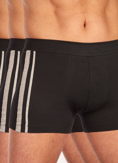 Schiesser short 3 pack 95/5 organic cotton boxer briefs black heren 173816-000 Schiesser boxer lot de 3 95/5 organic cotton boxer briefs black hommes