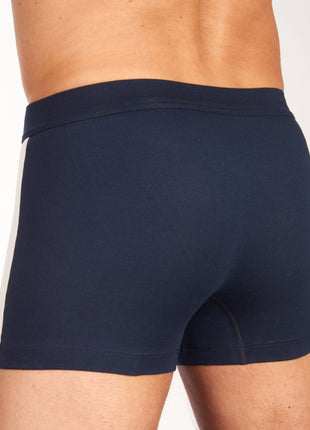 Schiesser short 3 pack 95/5 organic cotton boxer briefs dark blue heren 173816-803 Schiesser boxer lot de 3 95/5 organic cotton boxer briefs dark blue hommes