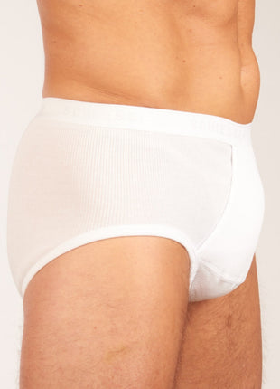 Schiesser slip 2 pack original classics 2-2 rib sports briefs white heren 005052-100 Schiesser slip lot de 2 original classics 2-2 rib sports briefs white hommes