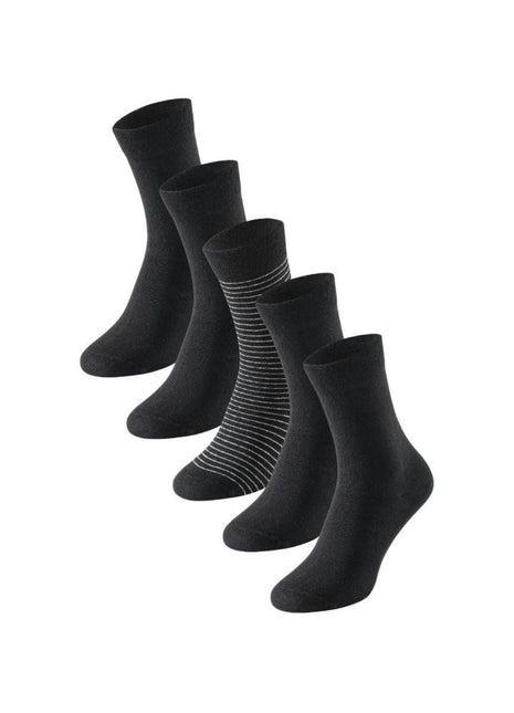 Schiesser sokken 5 paar bluebird stay fresh socks black dames 173210-901 Schiesser chaussettes 5 paires bluebird stay fresh socks black femmes