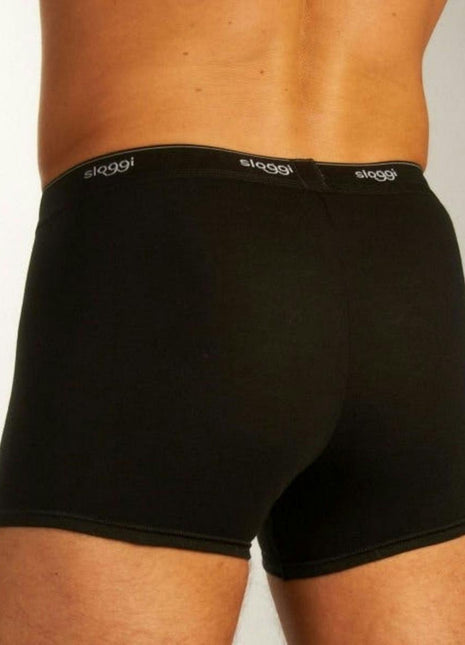 Sloggi short basic black heren 10004753-0004 Sloggi boxer basic black hommes
