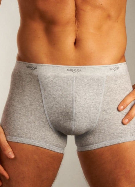 Sloggi short basic grey heren 10004753-0034 Sloggi boxer basic grey hommes