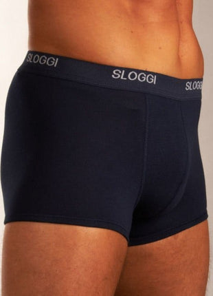 Sloggi short basic night blue heren 10004753-0080 Sloggi boxer basic night blue hommes