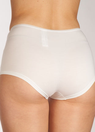 Sloggi short feel sensational white dames 10151218-0003 Sloggi shorty feel sensational white femmes