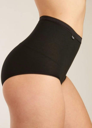 Sloggi slip basic+ maxi cotton black dames 10005037-0004 Sloggi slip basic+ maxi cotton black femmes