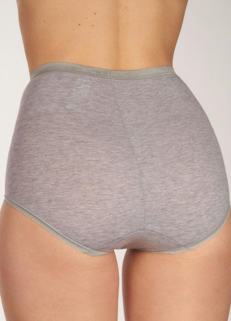Sloggi slip basic+ maxi cotton grey combination dames 10005037-M013 Sloggi slip basic+ maxi cotton grey combination femmes