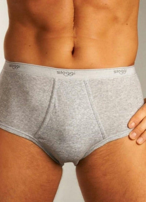 Sloggi slip basic maxi grey heren 10004713-0034 Sloggi slip basic maxi grey hommes