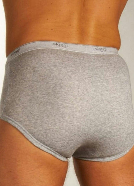 Sloggi slip basic maxi grey heren 10004713-0034 Sloggi slip basic maxi grey hommes