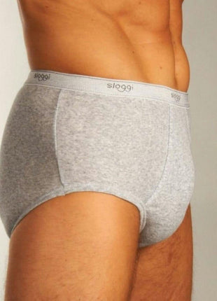 Sloggi slip basic maxi grey heren 10004713-0034 Sloggi slip basic maxi grey hommes