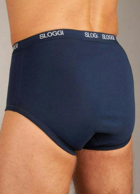 Sloggi slip basic maxi night blue heren 10004713-0080 Sloggi slip basic maxi night blue hommes