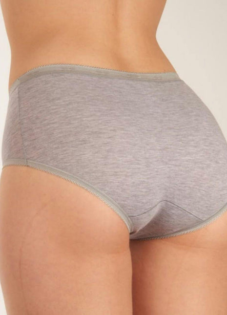 Sloggi slip basic+ midi cotton grey combination dames 10005038-M013 Sloggi slip basic+ midi cotton grey combination femmes