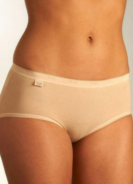 Sloggi slip basic+ midi cotton skin dames 10005038-0026 Sloggi slip basic+ midi cotton skin femmes