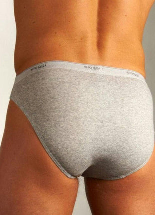 Sloggi slip basic mini grey heren 10004711-0034 Sloggi slip basic mini grey hommes