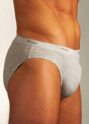 Sloggi slip basic mini grey heren 10004711-0034 Sloggi slip basic mini grey hommes