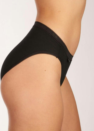 Sloggi slip basic+ tai cotton black dames 10005039-0004 Sloggi slip basic+ tai cotton black femmes