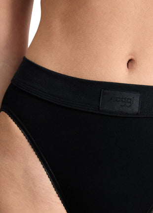 Sloggi slip double comfort t tai black dames 10222804-0004 Sloggi slip double comfort t tai black femmes