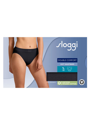 Sloggi slip double comfort t tai black dames 10222804-0004 Sloggi slip double comfort t tai black femmes