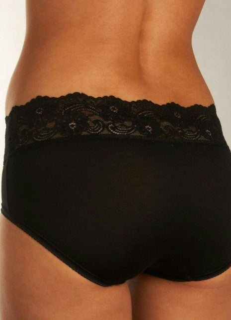 Sloggi slip romance midi black dames 10031896-0004 Sloggi slip romance midi black femmes