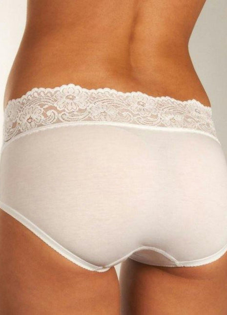 Sloggi slip romance midi white dames 10031896-0003 Sloggi slip romance midi white femmes