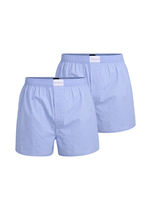 Tom Tailor wijde boxershort 2 pack dakota woven boxer shorts light blue heren 70171-5100-614 Tom Tailor caleçon lot de 2 dakota woven boxer shorts light blue hommes