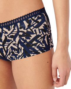 Sloggi 3 shorts Go Crush short blue dames