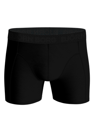 Björn Borg lot de 3 boxers courts en mélange de bambou et coton noir sur noir pour homme
