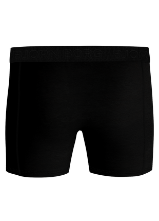 Björn Borg lot de 3 boxers courts en mélange de bambou et coton noir sur noir pour homme
