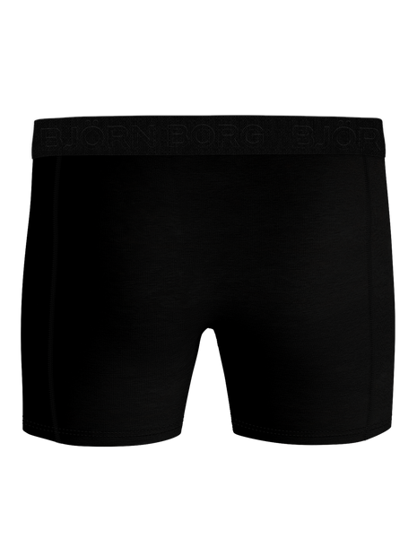 Björn Borg lot de 3 boxers courts en mélange de bambou et coton noir sur noir pour homme