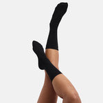 Bamboo Basics sokken 3 paar knitted anklet socks black unisex