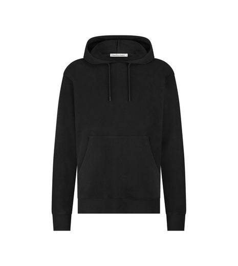 Bamboo Basics knitted hoodie black heren