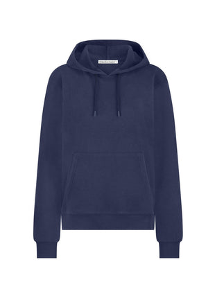 Bamboo Basics knitted hoodie blue dames