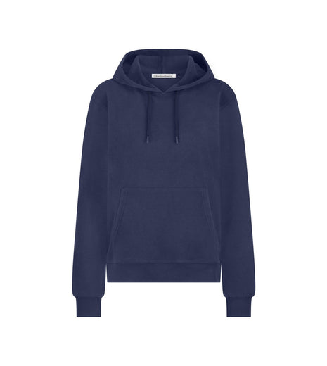 Bamboo Basics knitted hoodie blue dames