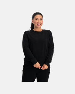 Bamboo Basics knitted sweater black dames